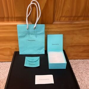 Tiffany & Co. Jewelry Pouch, Box & Shopping Bag